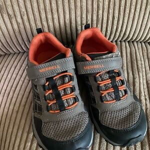Merrell Kids' Gray and Orange Sneakers